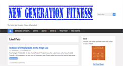 Desktop Screenshot of newgenerationfitness.net