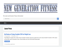 Tablet Screenshot of newgenerationfitness.net